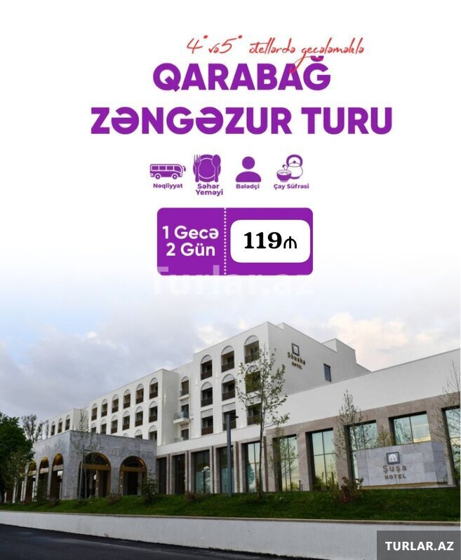 2 günlük Qarabağ turu 2 günlük Qarabağ turu
