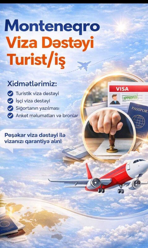 Monteneqro viza dəstəyi Monteneqro viza dəstəyi