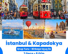 İstanbul Kapadokya Qrup Turu (Birbaşa uçuşla)
