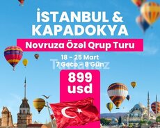 İstanbul Kapadokya Qrup Turu