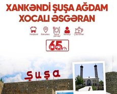 1 günlük Şuşa Xankəndi Xocalı Ağdam turu