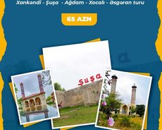 Bir və iki günlük Şuşa Xankəndi Xocalı turu