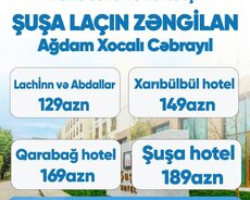 Şuşa - Laçın - Xankəndi - Xocalı - Əsgəran