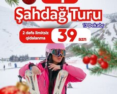 Şahdağ turu – 2 dəfə yemək ilə