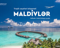 Maldiv Adalarına Bakıdan birbaşa uçuşla 12.03.2026