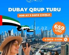 Lüks MACƏRA DOLU Dubay QRUP TURU