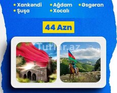 Xankəndi - Şuşa - Ağdam - Xocalı - Əsgəran turu