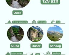 Quba Qusar Şahdağ turu