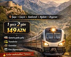 Qarabağ Turu Qatarla Hər Həftəsonu
