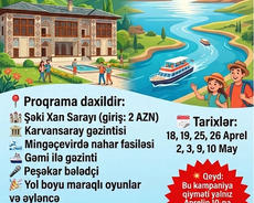 Möhtəşəm Şəki-Mingəçevir turu