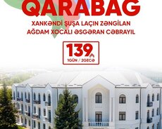 Şuşa Xankəndi (Qarabağ Turu)1 gecə 2 gün