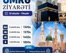 Ümrə Ziyarəti Oktyabr ayında