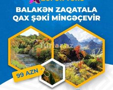 Balakən Zaqatala Qax Şəki Mingəçevir səyahəti