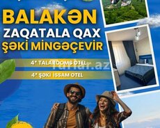 Balakən Zaqatala Qax Yaylası Mingəçevir turu ilə incəlik