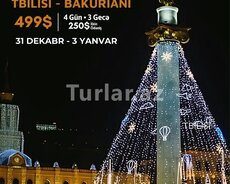 Tblisi - Bakuriani Yeni İl Təyyarə səyahəti