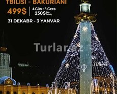 3 gecə Tblisi-Bakuriani Yeni il Qrup Turu