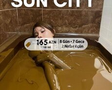 8 günlük Sun City Naftalan Sanatoriyasi