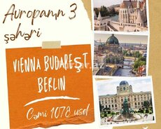 Budapeşt, vienna, berlini kəşf imkanı