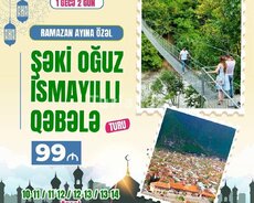 Şəki Oğuz Qəbələ İsmayıllı ilə unikal tur