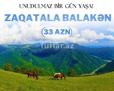 Zaqatala Balakən əyləncəli tur