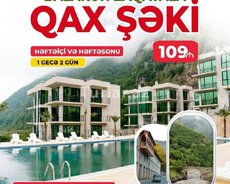 Balakən Zaqatala Qax Şəki turu Hilltopheaven Oteldə