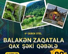 Hər şey daxil Balakən Zaqatala səyahəti