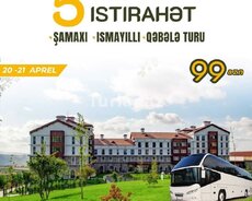 5* Basqal Resort-da Şamaxı İsmayıllı Qəbələ turu