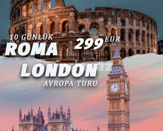 Roma və London 2 ölkə 1 turda olacaq