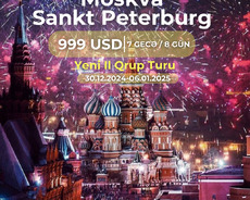 Moskva - Sankt Peterburg Qrup Turu Yeni ilə