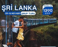 Şri Lanka Qrup Turu – 6 Gecə