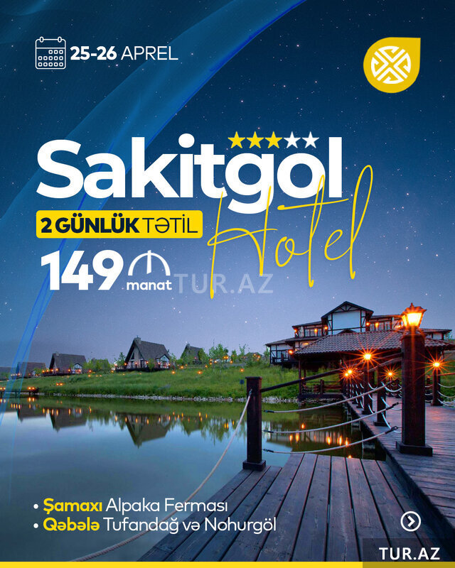 Şamaxı Sakitgöl oteldə 2 günlük istirahət Şamaxı Sakitgöl oteldə 2 günlük istirahət