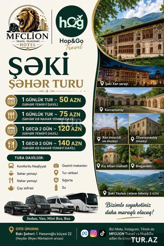 Şəki Şəhər turu Şəki Şəhər turu