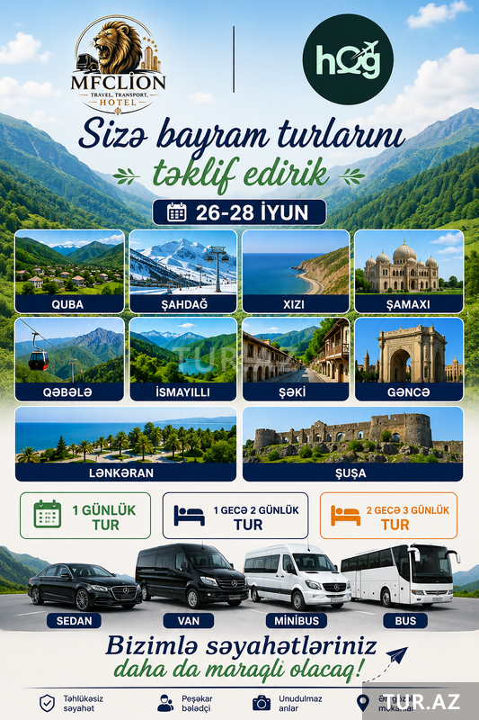Quba-Şəki-Qəbələ Bayram Turları Quba-Şəki-Qəbələ Bayram Turları